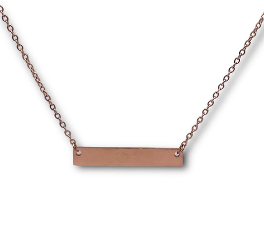 Straight Barred Necklace